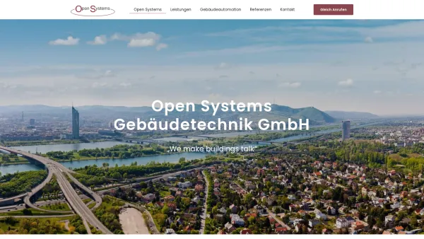 Website Screenshot: Open Systems Gebäudetechnik GmbH - Open Systems - Gebäudetechnik & Gebäudesystemtechnik - Date: 2023-06-15 16:02:34