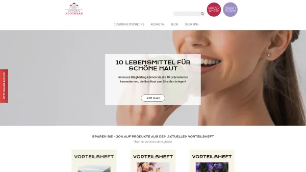 Website Screenshot: Mag. Silvia opernapotheke - Opern Apotheke - Date: 2023-06-23 12:08:23