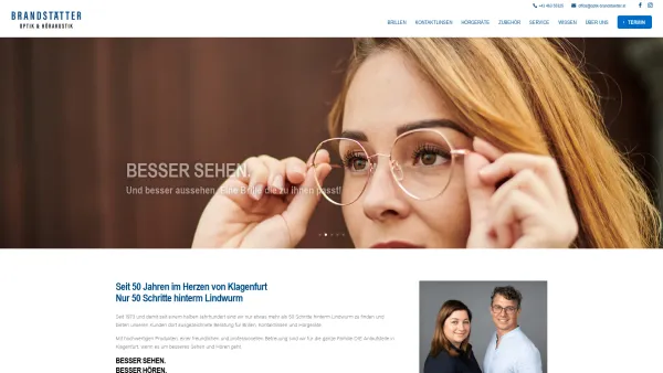 Website Screenshot: Optik Brandstätter GmbH & Co.KG - Optik Brandstätter – Brillen und Hörgeräte - Date: 2023-06-15 16:02:34