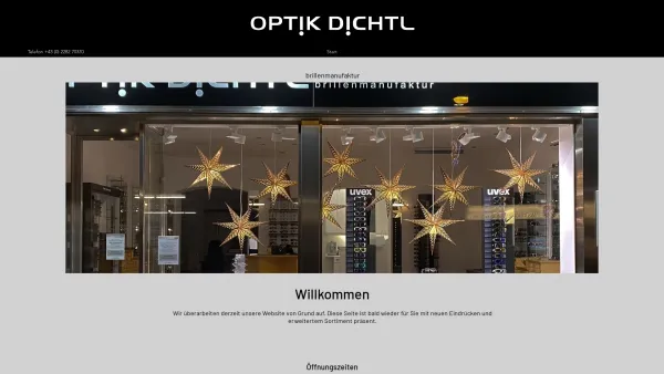 Website Screenshot: Dichtl TELEKOM AUSTRIA Lix BusinessWeb - Optiker | Optik - Dichtl | Gänserndorf - Date: 2023-06-15 16:02:34