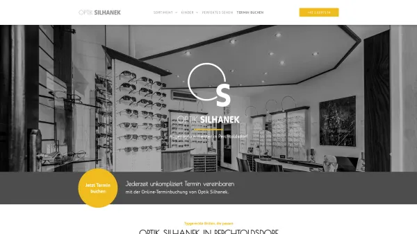 Website Screenshot: Optik Silhanek - Ihr Optiker in Mödling | Optik Silhanek - Date: 2023-06-15 16:02:34