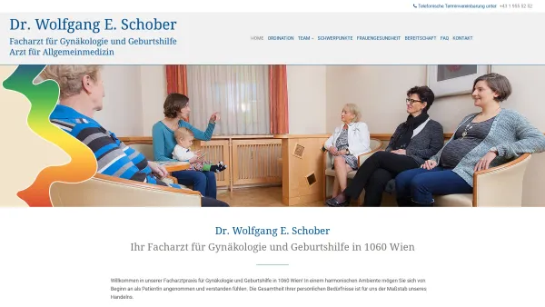 Website Screenshot: OrdinationDr.Schober - Wahlarzt-Praxis für Gynakologie Dr. Wolfgang Schober - Date: 2023-06-15 16:02:34