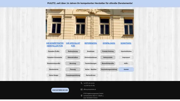 Website Screenshot: Prochaska & Partner GmbH - "www.ornamente.at" - Date: 2023-06-23 12:08:25