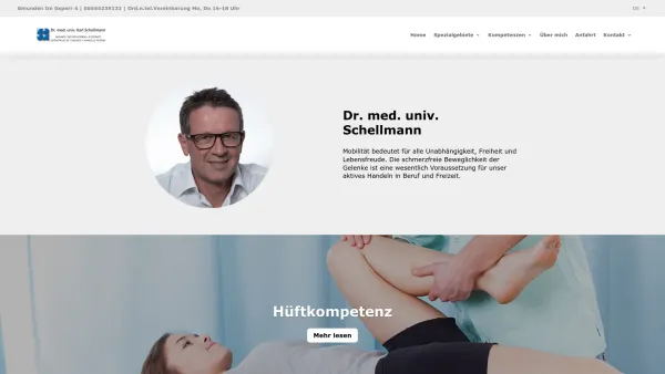 Website Screenshot: ortho-schellmann.at - Startseite - Orthopädie Schellmann - Date: 2023-06-23 12:08:28