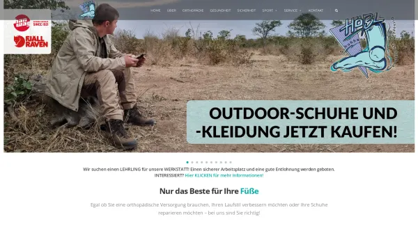 Website Screenshot: Hößl Hössl Orthopädie - Orthopädie Hößl – Wir lieben Schuhe! - Date: 2023-06-23 12:08:28
