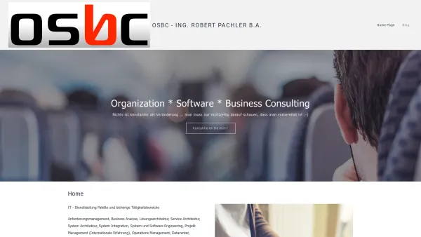 Website Screenshot: osbc Open Source Business Consulting - Home Page - Date: 2023-06-23 12:08:28