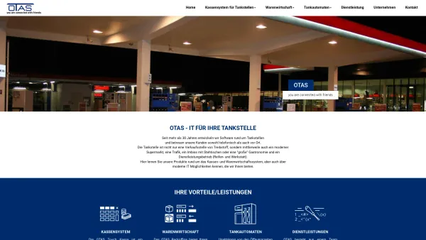 Website Screenshot: OTAS Computer Software GmbH - Home - Date: 2023-06-14 10:44:17
