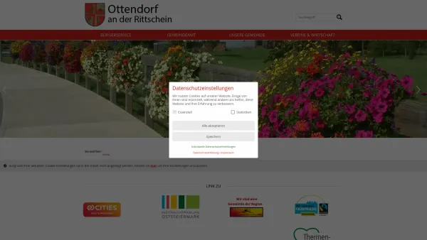 Website Screenshot: Gemeinde Ottendorf an der Rittschein - Ottendorf an der Rittschein - GEM2GO WEB - Home - Date: 2023-06-23 12:08:28