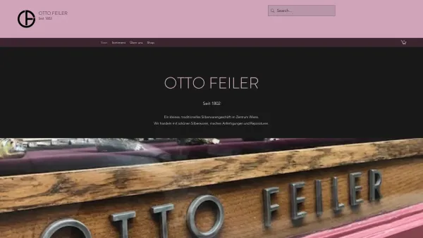 Website Screenshot: Otto Feiler - Start | OTTO FEILER - Date: 2023-06-14 10:44:17