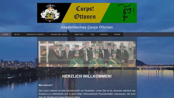 Website Screenshot: akad. Corps Ottonen Wien Studentenverbindung - Willkommen beim akademischen Corps Ottonen! - Date: 2023-06-23 12:08:31