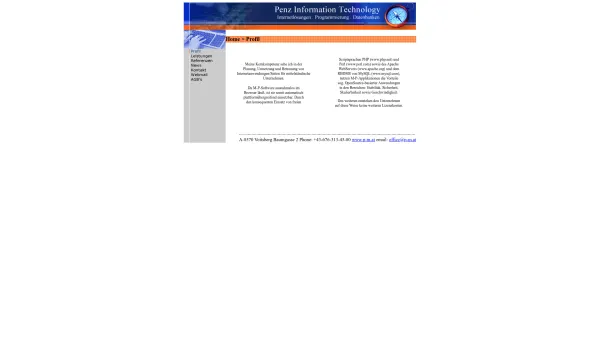 Website Screenshot: Penz Information Technology - Penz Information Technology - Profil - Date: 2023-06-23 12:08:31