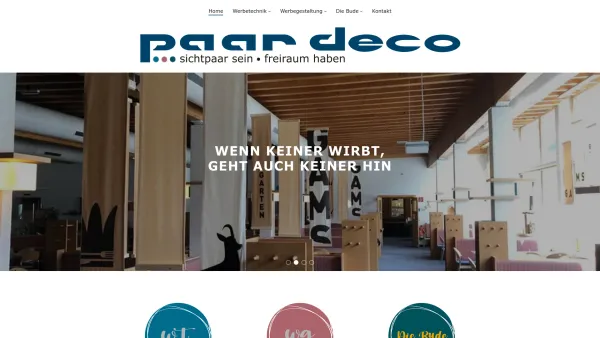 Website Screenshot: Paar Deco entwurf_001 - Paar Deco | Ihr Profi für Deco in Innsbruck - Date: 2023-06-23 12:08:31