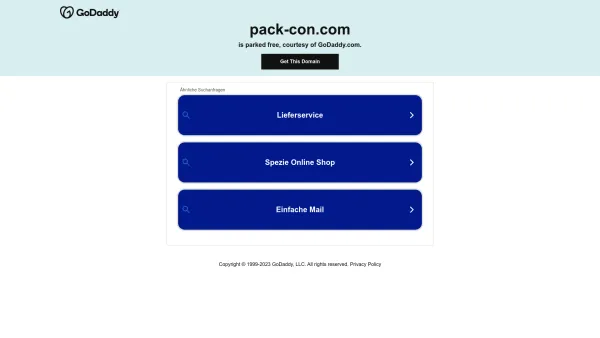 Website Screenshot: Pack Con Packaging Consulting Ing. H. Floeckinger - Date: 2023-06-14 10:44:17