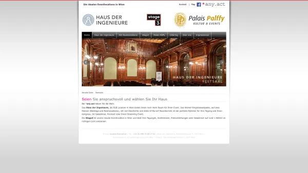 Website Screenshot: Palais Eschenbach - Home - Date: 2023-06-23 12:08:34