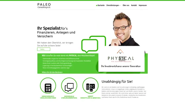 Website Screenshot: Paleo Consulting e.U. - Paleo Consulting e.U. - Startseite - Date: 2023-06-23 12:08:34
