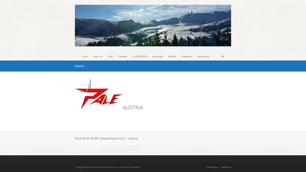 Website Screenshot: PALE Ski & Sport Gesellschaft m.b.H. & Co KG - Pale Ski & Sport Gesellschaft m.b.H. – Just another WordPress site - Date: 2023-06-15 16:02:34