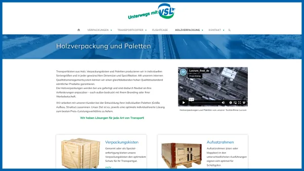Website Screenshot: Lucrum Warenhandels GmbH Palettenbörse - Holzverpackung - VSL Österreich, Verpackung Spezialist - Date: 2023-06-15 16:02:34
