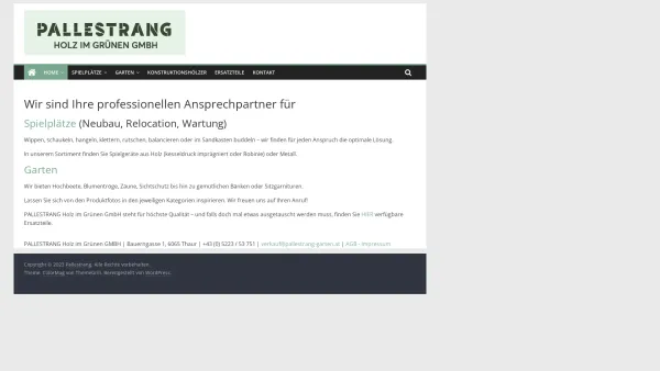 Website Screenshot: TONI PALLESTRANG SITZMÖBEL GMBH - Pallestrang – Holz im Grünen GmbH - Date: 2023-06-15 16:02:34