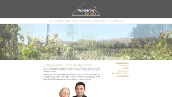 Website Screenshot: PANNON Speditionsges.m.b.H. - Pannon Immobilien Bürogemeinschaft: M. Wieger & K. Freitag - Date: 2023-06-23 12:08:37