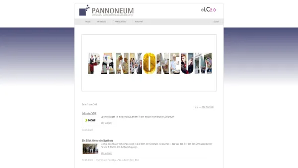 Website Screenshot: Pannoneum Neusiedl am See - Pannoneum Neusiedl am See - Date: 2023-06-23 12:08:37