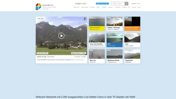 Website Screenshot: PANOCAMS "pictures move the world" - Live Wetter Webcams aus der ganzen Welt – www.panoramablick.com - Date: 2023-06-23 12:08:37