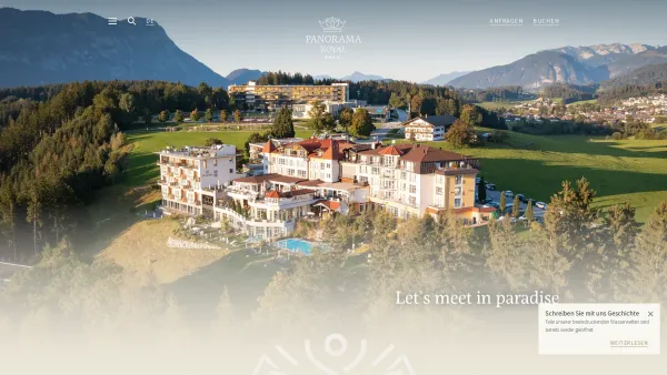 Website Screenshot: Wellnesshotel PANORAMA ROYAL - Hotel Panorama Royal 4*s in Bad Häring - Date: 2023-06-15 16:02:34