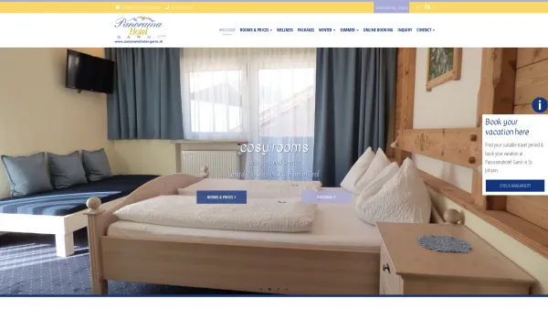 Website Screenshot: Panorama Neue Seite 1 - Welcome - Panorama Hotel Garni - Date: 2023-06-23 12:08:37