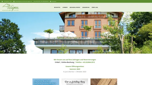 Website Screenshot: www.panoramahotel-wagner.at - Panoramahotel Wagner - Date: 2023-06-23 12:08:37