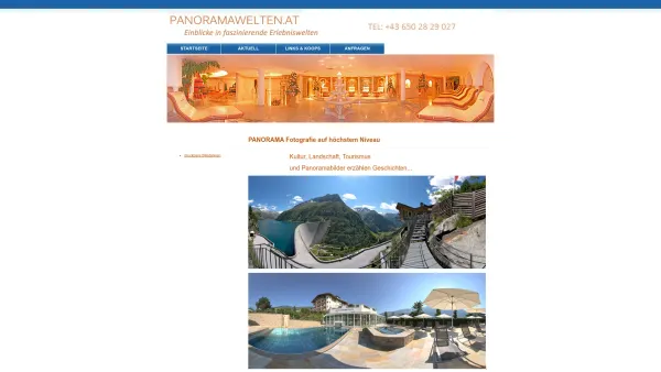 Website Screenshot: panoramawelten.at, Peter Moessmer - panoramawelten.at - Date: 2023-06-23 12:08:37