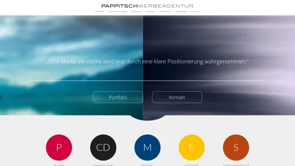 Website Screenshot: Pappitsch Werbeagentur GmbH - Pappitsch Werbeagentur – ANALYSE – STRATEGIE – KREATION - Date: 2023-06-23 12:08:37
