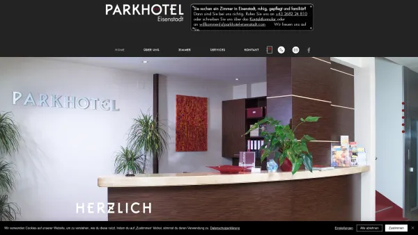 Website Screenshot: Parkhotel Expired DomaName - Parkhotel Eisenstadt | Wir freuen uns auf Ihren Besuch. - Date: 2023-06-14 10:44:20