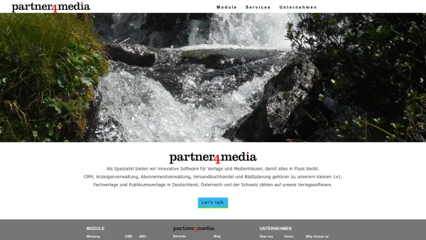 Website Screenshot: partner4media Management & Marketing Systemberatung GmbH - www.partner4media.com - Date: 2023-06-23 12:08:40