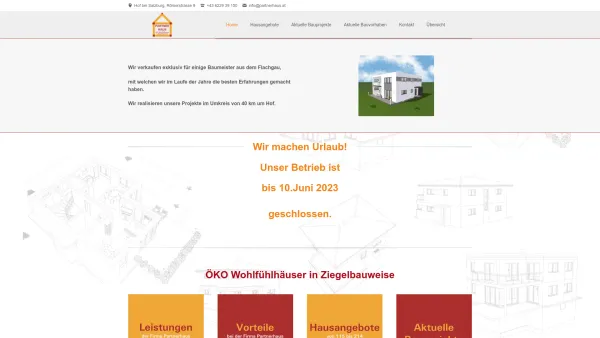 Website Screenshot: Partnerhaus - Ökologische Fertighäuser - Partnerhaus - Partnerhaus - Date: 2023-06-14 10:44:20