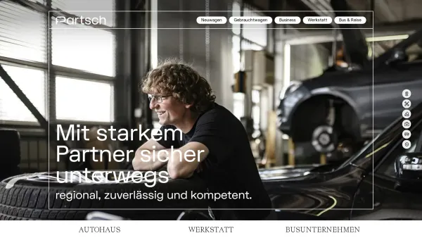 Website Screenshot: M. Partsch Ihr Kundendienstpartner für die Marken
Mercedes Smart Chrysler Jeep Setra und Omni-plus - Partsch: Autohaus | Werkstatt | Busunternehmen - Date: 2023-06-23 12:08:40