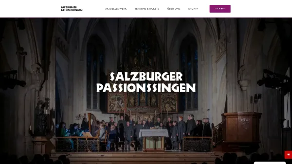 Website Screenshot: Salzburger Passionssingen Passionsspiele - Salzburger Passionssingen – Tobi Reiser Ensemble | Jetzt Tickets sichern - Date: 2023-06-26 10:26:38