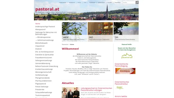 Website Screenshot: Österreichisches www.pastoral.at - Pastoral.at - In Gottes Liebe den Menschen begegnen - Date: 2023-06-23 12:08:40