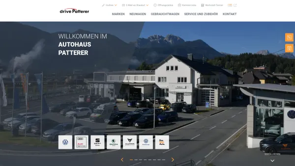 Website Screenshot: Autohaus Patterer VW VWLNF AUDI SKODA GEBRAUCHTWAGEN - Autohaus Patterer GmbH - Date: 2023-06-23 12:08:43
