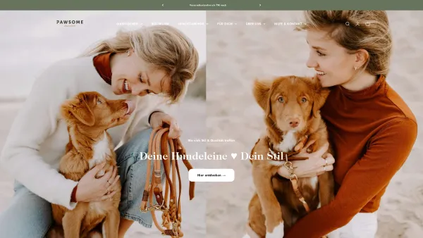 Website Screenshot: Pawsome Hundezubehör - Pawsome Hundezubehör Onlineshop aus Wien - Date: 2023-06-26 10:26:38