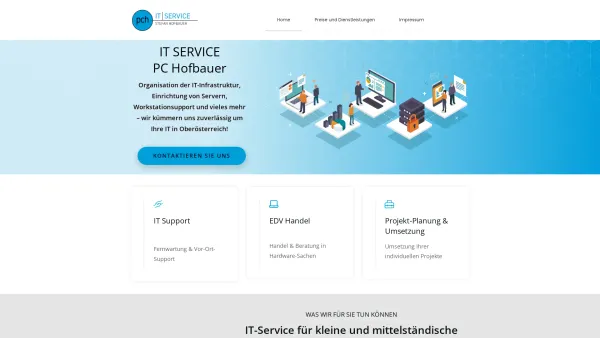 Website Screenshot: Reinhold PC-Hofbauer - IT-Service Hofbauer – IT Support, EDV-Handel Oftering - Date: 2023-06-15 16:02:34