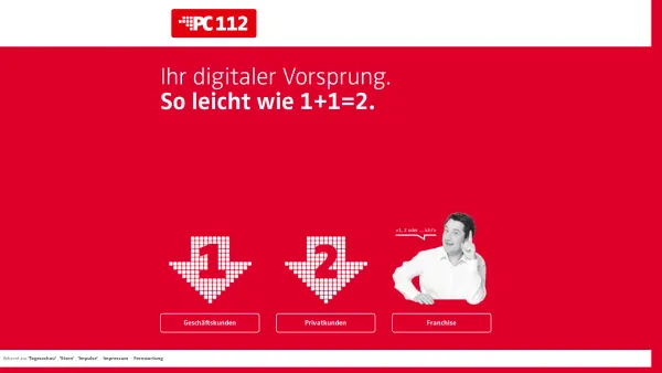 Website Screenshot: EDV-Service Oberhauser - PC112 - IT so leicht wie 1+1=2. | ehemals PC-Feuerwehr - Date: 2023-06-23 12:08:43