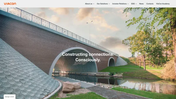 Website Screenshot: Pecor Austria - Viacon Group – Constructing connections. Consciously. - Date: 2023-06-23 12:08:46
