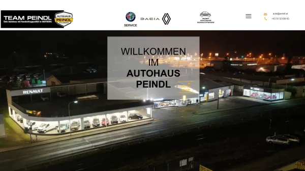 Website Screenshot: Autohaus Peindl - Autohaus Peindl - Home - Date: 2023-06-23 12:08:46
