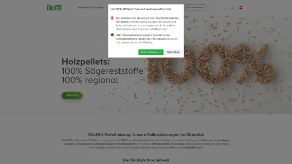 Website Screenshot: ÖkoFEN Pelletsheizung - Pelletheizung von ÖkoFEN | Österreichs Pelletheizungen Profi - Date: 2023-06-15 16:02:34