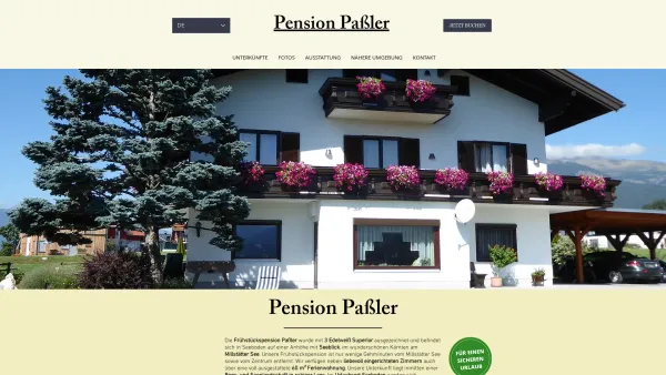 Website Screenshot: Pension Paßler Wolfgang und Silke - HOME | Pension Passler - Date: 2023-06-23 12:08:49