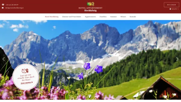 Website Screenshot: HOCHKÖNIG Pension der Ramsau Ramsau am Dachstein - Urlaub in den Bergen | Pension Hochkönig Ramsau - Date: 2023-06-23 12:08:49