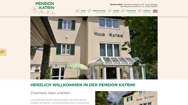 Website Screenshot: der Pension Katr Hotel Garni Familie Terler ______________________________________________________________________________________ - Willkommen in der Pension Katrin - Date: 2023-06-14 10:44:20