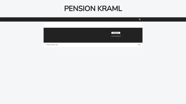 Website Screenshot: Pension Kraml**** - Home - PENSION KRAML - Date: 2023-06-23 12:08:49