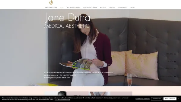 Website Screenshot: Jane Dutra-Schütz - Kosmetikstudio Jane Dutra - Kosmetische & medizinische Behandlungen | Medical Aesthetic - Date: 2023-06-23 12:08:52