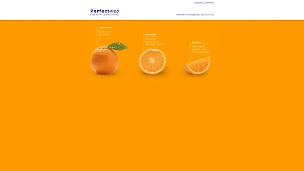 Website Screenshot: Perfectweb Agentur für Werbung, Grafik, Webdesign - Perfectweb | Oskar Bayer | Webdesign Hollabrunn, Stockerau, Korneuburg - Date: 2023-06-23 12:08:52
