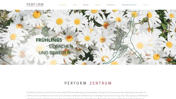 Website Screenshot: Vienna Perform Taiji Qigong Gesundheit Yoga Tanz Meditation - Perform – Raum der inneren und äußeren Bewegung - Date: 2023-06-23 12:08:52